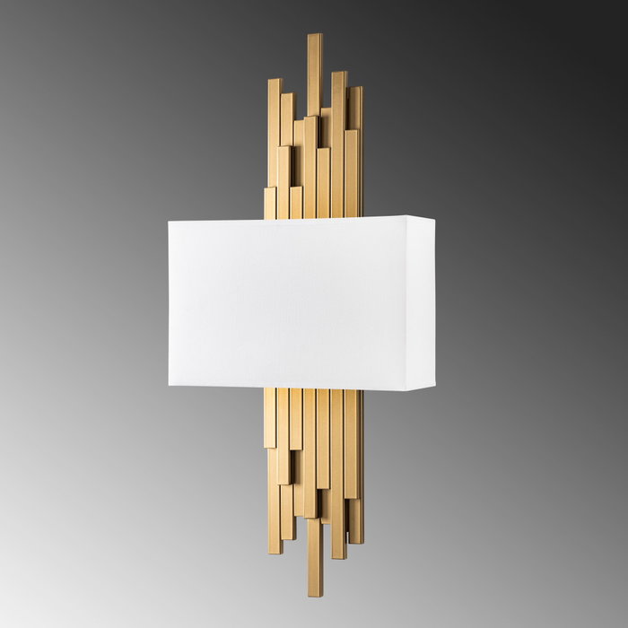 Opviq Axıs - 15111 Lámpara de Pared Dorado y Blanco Opviq Axıs - 15111 Lámpara de Pared Dorado y Blanco